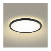 Brilagi - LED Kopalniška svetilka ULTRA SLIM LED/18W/230V pr. 30 cm črna IP54