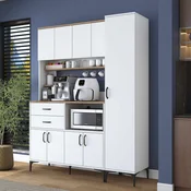 Hanah Home JE269 višenamenski ormaric 160 × 204,2 × 45 cm, bela/orah