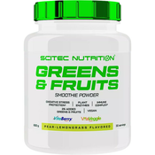 Scitec Nutrition Greens & Fruits 600 g, hruška-limonska trava