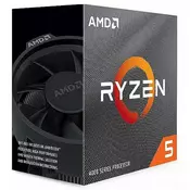 AMD CPU Desktop Ryzen 5 6C/12T 4600G (3.7/4.2GHz Boost,11MB,65W,AM4) Box, with Radeon Graphics