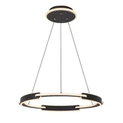Rabalux Visilica Sindri, LED 45W, 3200lm, DIP prekidac 3000-4000K, R60cm, Crna