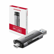 AXAGON čitač memorijskih kartica MicroSD/SD / CRE-SAC / USB-A / USB-C / 3.2 Gen1 /