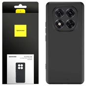 shumee Silikonski ovitek SC 30 za Redmi Note 14 Pro 5G črne barve
