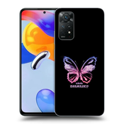 Silikonski črni ovitek za Xiaomi Redmi Note 11 Pro 5G - Diamanty Purple