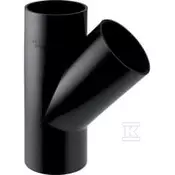 Geberit HDPE poševni T kos 250x160/45, črne barve (HDPE drenaža)