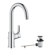 Grohe QuickFix Armatura za umivalnik enoročna mešalna Start Alira krom L