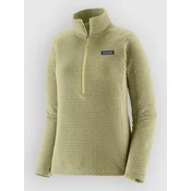 Patagonia R1 Air Zip Neck Fleece Sweater vellum green