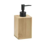 Prostostoječi dozirnik za milo BONNIE, bambus - Rjava - 74x168x74 mm - Gedy - BAMBOOM - 24 - Bambus - Dozator za milo - Kvadratni - 74 - 168 - 74 - 14