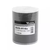 Traxdata DVD-R 16x 4.7 GB Full Surface Silver Printable - 100 kom