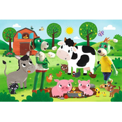 Trefl Puzzle Treflíci na kmetiji MAXI 24 kosov
