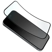 Puro Hibridno steklo Flexible Glass D3O s črnim okvirjem za iPhone 16/iPhone 15/iPhone 15 Pro
