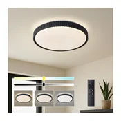 Brilagi - LED prigušiva stropna svetiljka CORVO LED/72W/230V 3000-6000K crna precnik 50 cm + daljinski upravljac