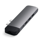 SATECHI Type-C Pro Hub Adapter with Ethernet sivo
