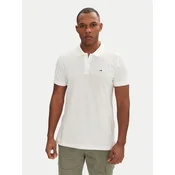 Tommy Jeans Polo majica DM0DM20676 Bela Slim Fit