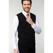 TUDORS Muški prsluk Slim Fit crni