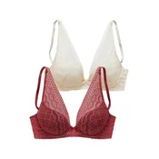 PETITE FLEUR Nedrček  kremna / rdeča