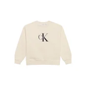 Calvin Klein Jeans Majica SEASONAL bež / nude / črna / bela
