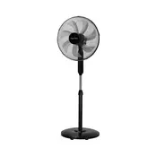 Aigostar - stojni ventilator 50W/230V crne boje