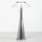 Kartell Space - LED dizajnerska namizna svetilka, krom - Dnevna soba/jedilnica - Plastika