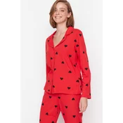 Ženska pidžama Trendyol Heart Printed