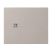 POLYSAN Eleganca in Prilagodljivost: TRENECA Mat Bež Mramorna Tuš Vanička 110x90cm