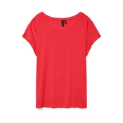 VERO MODA Majica VMAVA temno rdeča