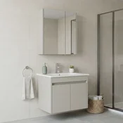HANAH HOME Kupatilski ormaric sa umivaonikom i ogledalom (2 komada) Arno 65 776