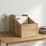 vidaXL Škatla za LP plošče Artisan hrast 18 x 32 x 18 cm