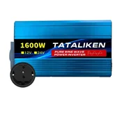 TATALIKEN Inverter, čista sinusna valovna, avtomobilski mikro inverter, 12V 1600W 50HZ EU, (5000157709)