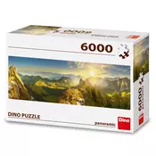 Dino - Puzzle Švicarska jesenska panorama - 6 000 kosov