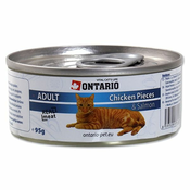 ONTARIO Cat Chicken Pieces + Salmon 95 g