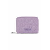 Usnjena denarnica Tous ženski, vijolična barva