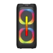 BKK Bluetooth zvucnik K6507C, 25W, 2 mikrofon ulaza, Crni