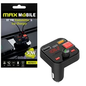MAXMOBILE FM transmitter i Auto punjac NT7011,total 30W Type C/USB