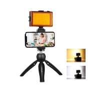 Puluz Komplet za snemanje v živo Puluz stojalo + LED-svetilka + sponka za telefon PKT3131B