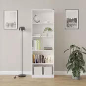 Hanah Home Polica za knjige Ktp-350-Bb-1, 64x182x26 cm, Bela