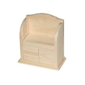 Letni, lesen koledar 14.7x7.5x15.7 cm (leseni polizdelki za)
