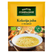 NATUR COMPAGNIE bio kokošja juha z rezanci, 40g