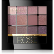 Eveline Cosmetics All in One paleta sjenila za oci nijansa Rose 12 g