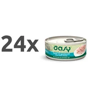 Oasy Natural Range adult tuna in kozice v želeju, konzerva - 70 g 24 x 70 g