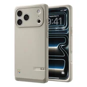 Ovitek Spigen Classic LS MagFit za iPhone 17 Pro Max - stone
