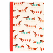 A5 zvezek 60 str. Sausage Dog – Rex London