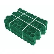 Zelena plastična kosilnica 600x400x40mm 4 kosi 60008