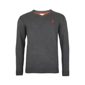 U.S. POLO ASSN. Pulover  antracit / oranžno rdeča