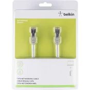 Belkin Belkin LAN (RJ45) Omrežni Priključni kabel CAT 6 S/FTP 10 m Siva Z zaščitnim zapornim zatičem