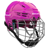 Hokejska čelada Bauer RE-AKT 55 Combo Pink Senior L