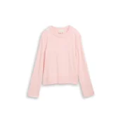 TOM TAILOR Pulover pastelno roza