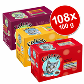 Jumbo varčno pakiranje: Catessy koščki 108x100 g - z 12 različnimi sortami5 % popust na prvi nakup