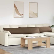 Jastucici za sofu 2 pcs Smeda 200 x 40 cm tkanina