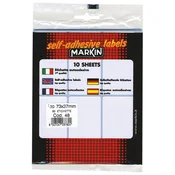 ETIKETE SLEP  73X37MM PK10L MARKIN 10048 BLISTER